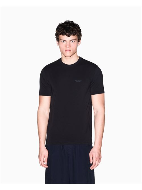 T-shirt a taglio slim in jersey di cotone stretch